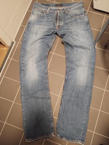 Vintage Nudie Jeans Average Joe vacation worn maat W33/L34 beschikbaar voor biedingen