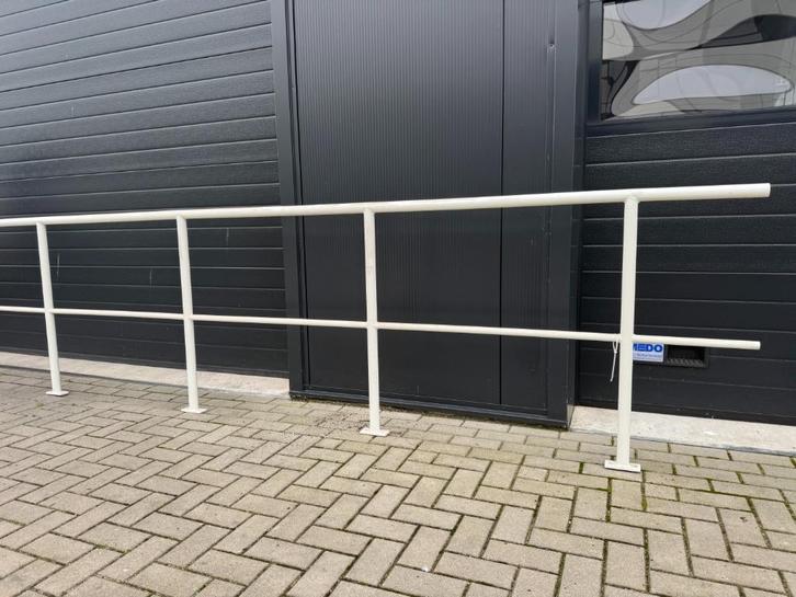 hekwerk, Tuin en Terras, Tuinhekken en Hekwerk, Zo goed als nieuw, Enkelstaafmat hekwerk, IJzer, Ophalen