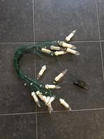 Vintage retro kerstverlichting snoer met 16 kaarslampjes, Ophalen of Verzenden, Gebruikt