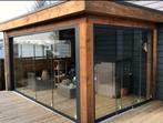 Glazen schuifwanden tuinhuis veranda  Aanbieding  €250,-, Ophalen of Verzenden, Nieuw, Veranda