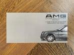 Folder brochure Mercedes-Benz AMG pre-merger 1987, Zo goed als nieuw, Mercedes-Benz, Mercedes, Ophalen of Verzenden