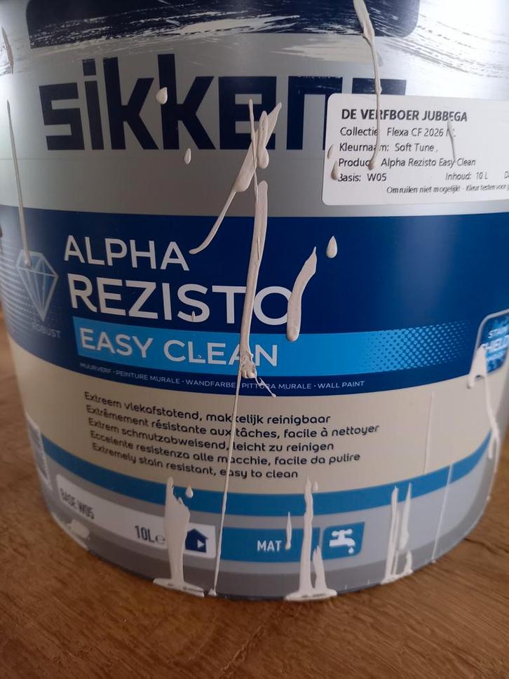 Sikkens muurverf in de kleur Soft Tune (flexa), Doe-het-zelf en Verbouw, Verf, Beits en Lak, Zo goed als nieuw, Verf, 5 tot 10 liter