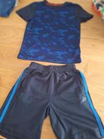Gymkleren korte broek en tshirt maat 128, Ophalen, Gebruikt, Sport- of Zwemkleding, Jongen