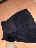 Zwarte wikkelrok met paisley print, Ophalen of Verzenden, Zo goed als nieuw, Maat 38/40 (M), Carnaval