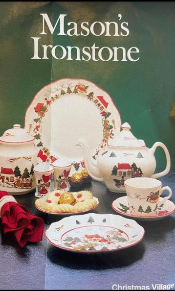 Mason’s Christmas Village 1983 Kerstservies beschikbaar voor biedingen