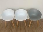Hay - About a Chair - AAC22 - Scandinavisch Design, Huis en Inrichting, Stoelen, Gebruikt, Drie, Wit, Ophalen of Verzenden