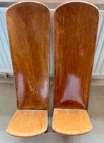 Stoelen. Palaver stoelen. Afrikaanse stoelen., Huis en Inrichting, Ophalen, Gebruikt, Twee, Bruin