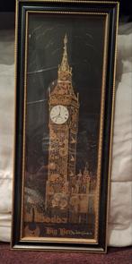 Big ben schilderij opgebouwd uit horloge onderdelen, Ophalen of Verzenden