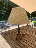 Tafellamp | messing voet | barok stijl, Ophalen of Verzenden, Huis en Inrichting