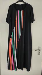 Alembika Jurk XXXL Zwart met Kleuren als nieuw, Kleding | Dames, Ophalen, Zwart, Maat 46/48 (XL) of groter, Zo goed als nieuw
