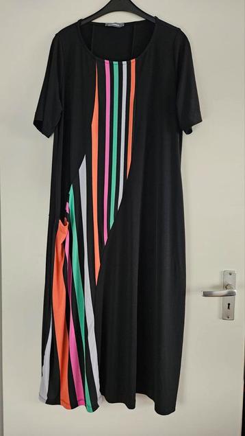 Alembika Jurk XXXL Zwart met Kleuren als nieuw  beschikbaar voor biedingen