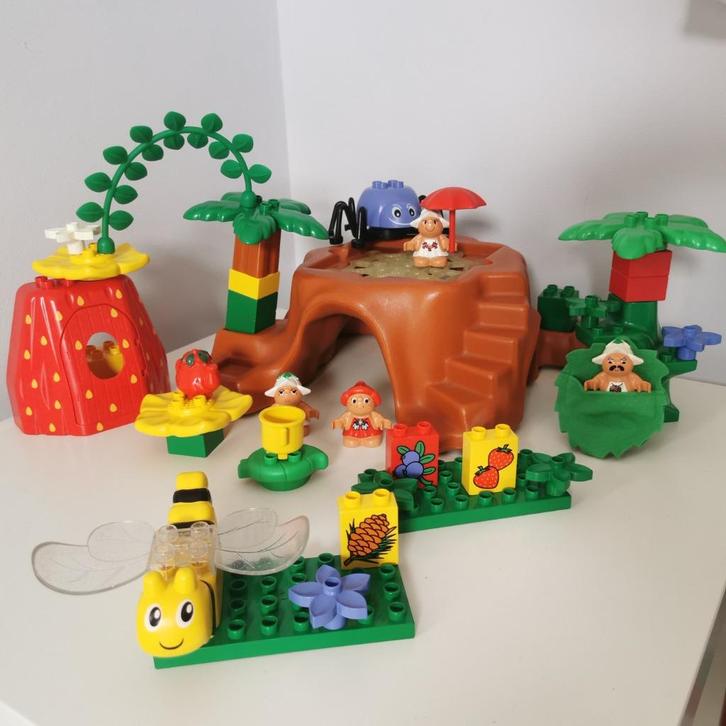 Duplo Lego vintage The Meadow Little forest friends set 2834, Kinderen en Baby's, Speelgoed | Duplo en Lego, Gebruikt, Duplo, Complete set