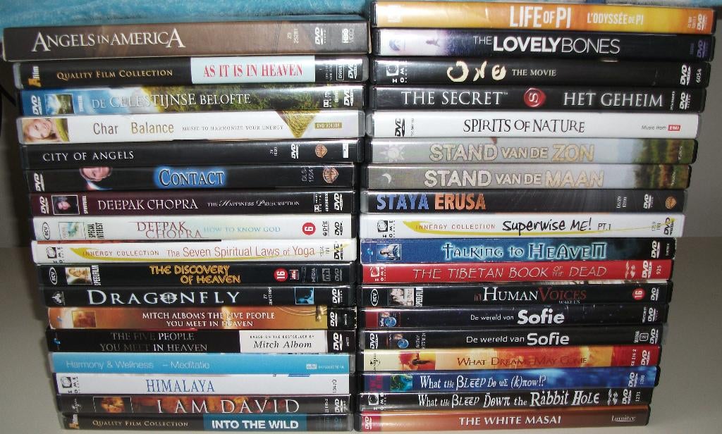 Dvd *** SPIRITUALTEIT & ESOTERIE *** 30 stuks, Alle leeftijden, Ophalen of Verzenden, Zo goed als nieuw, Boxset