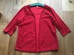 Rode kanten blouse - Maat L, Kleding | Dames, Ophalen of Verzenden, Zo goed als nieuw, Maat 42/44 (L), Rood