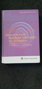 M.P.M. de Goede - Basisboek Methoden en technieken, Boeken, M.P.M. de Goede; D.B. Baarda, Ophalen of Verzenden, Zo goed als nieuw