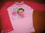 Roze shirt, 128, DORA Explorer, Ophalen of Verzenden, Zo goed als nieuw, Meisje, Shirt of Longsleeve