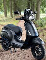 VESPA SPRINT S NIEUW Vol optie 2025  MAT ZWART  Blue Detail, Nieuw, Ophalen of Verzenden, Vespa
