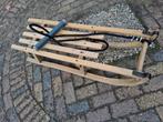 Hout kinder slee, Ophalen, Gebruikt