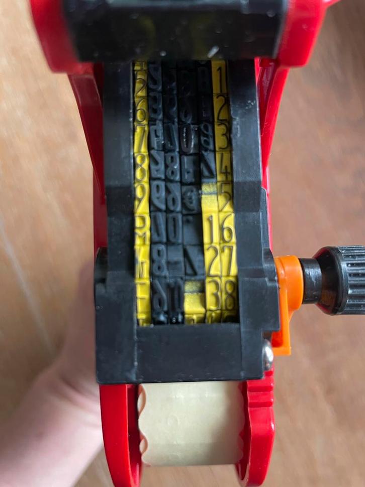 Etiketteer Tang Single Liner Hand Labeler, Antiek en Kunst, Antiek | Kantoor en Zakelijk, Ophalen of Verzenden