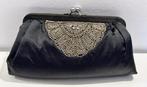 Noa Noa zwarte clutch met pareltjes, Ophalen of Verzenden, Nieuw, Zwart, Avondtasje