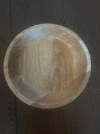 Houten Schaal - Mango Hout, Schaal, Rond, Ophalen of Verzenden, Zo goed als nieuw