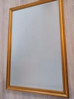 retro spiegel in goudkleurige lijst  92 hoog  62 breed, Minder dan 100 cm, Gebruikt, Rechthoekig, 50 tot 75 cm