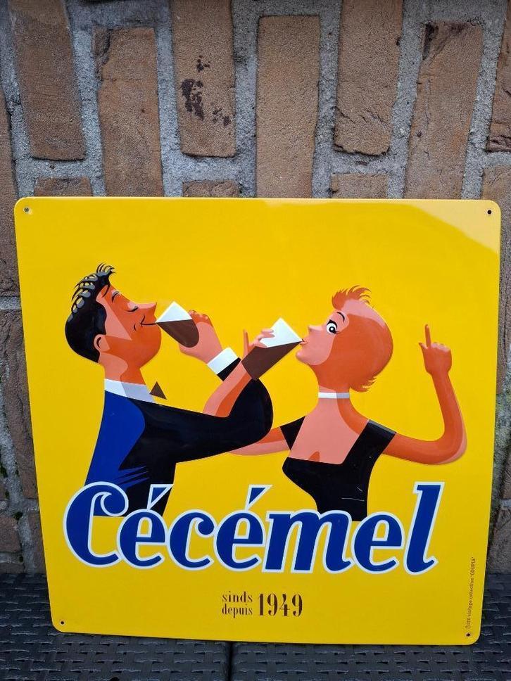 reclamebord Cecemel (zeldzaam), Verzamelen, Merken en Reclamevoorwerpen, Nieuw, Reclamebord, Verzenden
