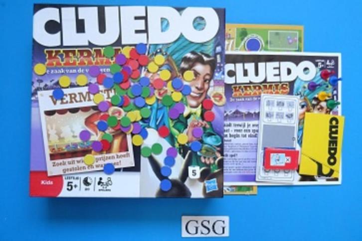 Cluedo kermis nr. 0509 02013 104-02, Hobby en Vrije tijd, Gezelschapsspellen | Bordspellen, Zo goed als nieuw, Ophalen
