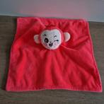 Knuffeldoekje aap rood roze Wibra K4778, Overige typen, Ophalen of Verzenden, Zo goed als nieuw