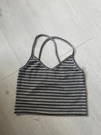 Pull & Bear bruin wit zwart gestreepte top Maat M, Kleding | Dames, Maat 38/40 (M), Bruin, Ophalen of Verzenden, Zo goed als nieuw