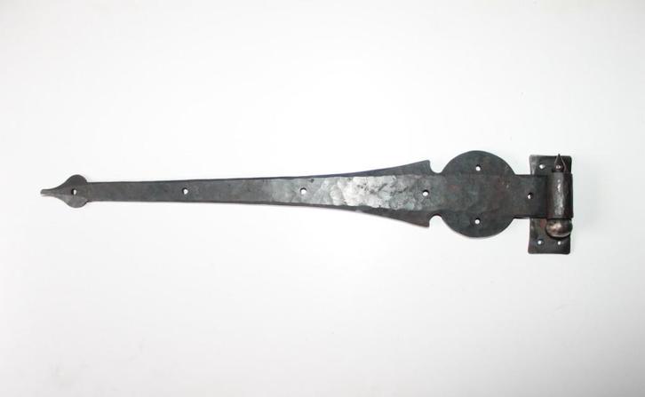 Ambachtelijk Gesmeed smeedijzer Geheng voor Poort/Deur, Doe-het-zelf en Verbouw, Hang- en Sluitwerk, Nieuw, Scharnier, IJzer, Ophalen of Verzenden