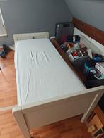 Eenpersoonsbed met verstelbare spiraalbodem en matras, Huis en Inrichting, Slaapkamer | Bedden, Ophalen, Gebruikt, 90 cm, Eenpersoons