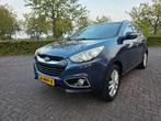 Hyundai iX35 2.0 I Cvvt 4WD AUT 2010 Blauw, Auto's, Hyundai, Automaat, 1998 cc, 74 €/maand, Zwart