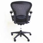 Herman Aeron Type B Bureaustoel Grafiet Refurbished  In zeer, Zwart, Ophalen of Verzenden, Zo goed als nieuw, Bureaustoel