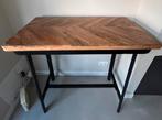 Bartafel met visgraatmotief industrieel mangohour, Huis en Inrichting, Ophalen, Zo goed als nieuw