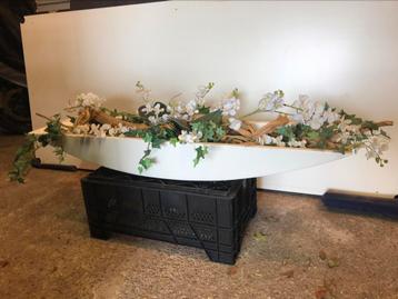 XL Kunst bloem bak kunstbloem wit kunstbloemen decoratie beschikbaar voor biedingen