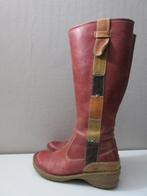osef Seibel Dames Rood Lederen Knie Hoge Laarzen EU 38, Hoge laarzen, Ophalen of Verzenden, Zo goed als nieuw, Josef seibel