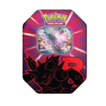 Pokémon tcg - Team Rocket's Nidoking ex Tin  beschikbaar voor biedingen