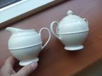 Wedgwood Windsor, ribbels: melkkannetje en suikerpotje, Huis en Inrichting, Keuken | Servies, Overige typen, Ophalen of Verzenden