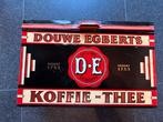Vintage Douwe Egberts Koffie-Thee Blik, Huis en Inrichting, Ophalen of Verzenden, Gebruikt, Metaal, Minder dan 50 cm