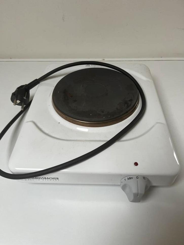 Electrische Senioren kookplaat met timer, Witgoed en Apparatuur, Kookplaten, Zo goed als nieuw, Vrijstaand, Elektrisch, 3 kookzones of minder