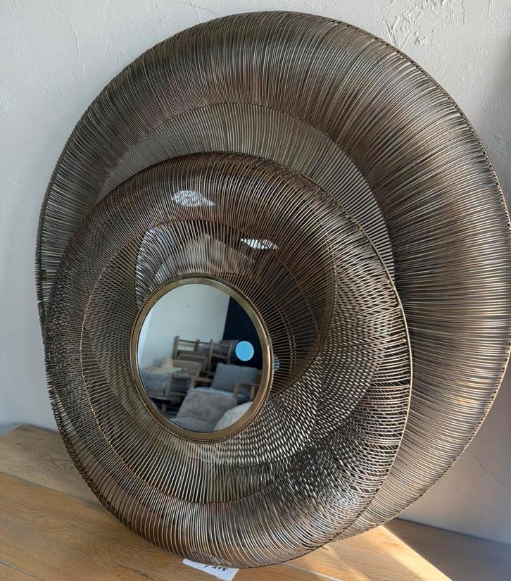 Richmond Spiegel Aliza Brushed 75 cm en 101 cm, Huis en Inrichting, Woonaccessoires | Spiegels, Nieuw, Minder dan 50 cm, Minder dan 100 cm