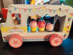 Houten ijscowagen, Kinderen en Baby's, Speelgoed | Houten speelgoed, Ophalen, Gebruikt, Overige typen