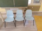 3 stoeltjes IKEA Leifarne, Huis en Inrichting, Stoelen, Ophalen, Zo goed als nieuw, Blauw, Drie