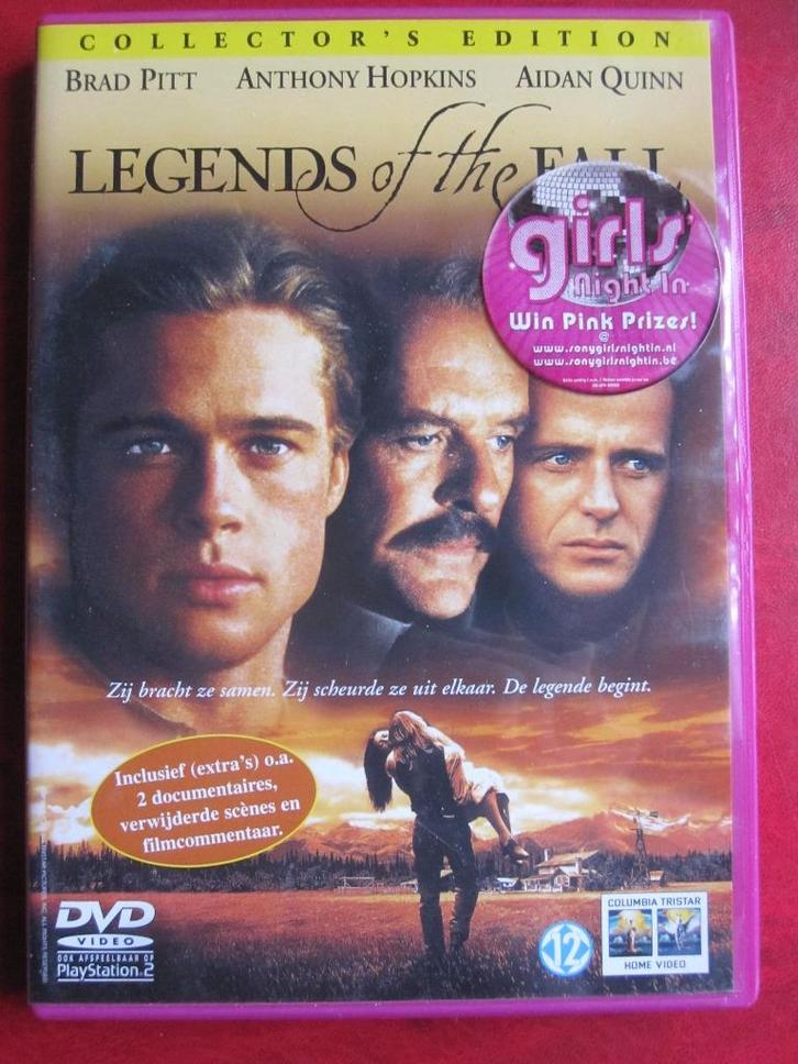 Legends of the Fall (1994), Cd's en Dvd's, Dvd's | Drama, Zo goed als nieuw, Drama, Vanaf 12 jaar, Ophalen of Verzenden