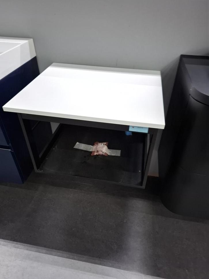 Zwart frame met afdekblad, Huis en Inrichting, Badkamer | Badkamermeubels, Nieuw, Ophalen