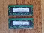 Samsung 256 Mb DDR2 SO-DIMM geheugen, Ophalen, 1 GB of minder, Zo goed als nieuw, DDR2