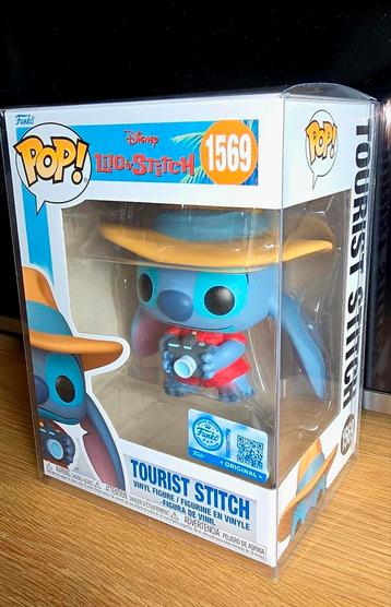 Funko Pop! 1569 Tourist Stitch EXCLUSIVE  beschikbaar voor biedingen