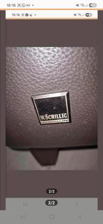 Lederen fauteuil W. Schillig, Huis en Inrichting, Ophalen, 75 tot 100 cm, 50 tot 75 cm