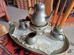 tinnen theeservies, Antiek en Kunst, Antiek | Tin, Ophalen of Verzenden